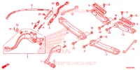 PEDALE   REPOSE PIED pour Honda FOURTRAX 500 FOREMAN de 2012