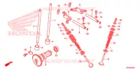 ARBRE A CAMES   SOUPAPE pour Honda FOURTRAX 500 FOREMAN 4X4 CAMO de 2013