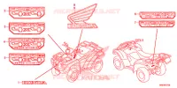 AUTOCOLLANTS pour Honda FOURTRAX 500 FOREMAN 4X4 CAMO de 2013