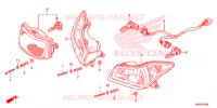 PHARE pour Honda FOURTRAX 500 FOREMAN 4X4 CAMO de 2013