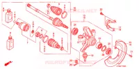 ARBRE DE ROUE  pour Honda FOURTRAX 500 FOREMAN 4X4 Electric Shift, Power Steering de 2008