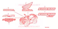 AUTOCOLLANTS pour Honda FOURTRAX 500 FOREMAN 4X4 Electric Shift, Power Steering de 2008