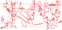 LEVIER DE GUIDON   CABLE   COMMODO pour Honda FOURTRAX 500 FOREMAN 4X4 Electric Shift, Power Steering de 2008