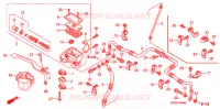 MAITRE CYLINDRE DE FREIN AVANT pour Honda FOURTRAX 500 FOREMAN 4X4 Electric Shift, Power Steering de 2008