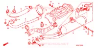 SILENCIEUX D'ECHAPPEMENT pour Honda FOURTRAX 500 FOREMAN 4X4 Electric Shift, Power Steering de 2008