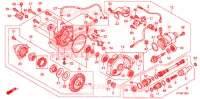 ENGRENAGE FINAL AVANT pour Honda FOURTRAX 500 FOREMAN 4X4 Electric Shift, Power Steering de 2009