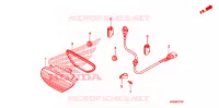FEU ARRIERE pour Honda FOURTRAX 500 FOREMAN 4X4 Electric Shift, Power Steering de 2009