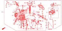CARBURATEUR pour Honda FOURTRAX 500 FOREMAN 4X4 Electric Shift, Power Steering de 2010