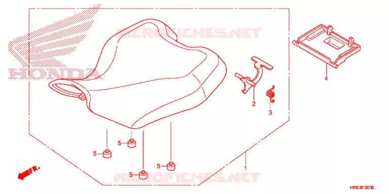 SELLE Honda ATV 500 FOURTRAX 2012  TRX500FPEC