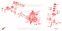 ARBRE DE DIRECTION (DIRECTION ASISTEE) (TRX500FPE/FPM) pour Honda FOURTRAX 500 FOREMAN 4X4 Power Steering, CAMO de 2009