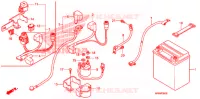 BATTERIE pour Honda FOURTRAX 500 FOREMAN 4X4 Power Steering de 2009