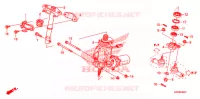 ARBRE DE DIRECTION (DIRECTION ASISTEE) (TRX500FPE/FPM) pour Honda FOURTRAX 500 FOREMAN 4X4 Power Steering de 2010