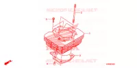 CYLINDRE pour Honda FOURTRAX 500 FOREMAN 4X4 Power Steering de 2010