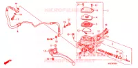 MAITRE CYLINDRE pour Honda VFR 1200 F de 2011
