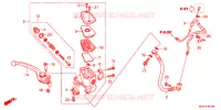MAITRE CYLINDRE DE FREIN AVANT pour Honda VFR 1200 DCT de 2011