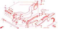 BRAS OSCILLANT pour Honda VFR 800 INTERCEPTOR de 2002