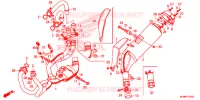 SILENCIEUX D'ECHAPPEMENT pour Honda VFR 800 INTERCEPTOR DELUXE de 2014