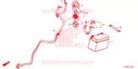 BATTERIE pour Honda VFR 800 INTERCEPTOR de 2014
