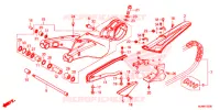BRAS OSCILLANT pour Honda VFR 800 INTERCEPTOR de 2014