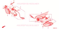 CLIGNOTANT AVANT pour Honda VFR 800 F de 2015