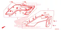 COUVERCLES LATERAUX pour Honda VFR 800 F de 2015
