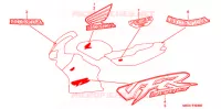 AUTOCOLLANTS pour Honda VFR 800 INTERCEPTOR de 1999