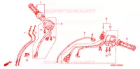 COMMODOS   POIGNEES pour Honda VFR 800 INTERCEPTOR de 1999
