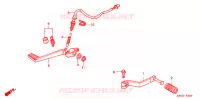 PEDALE pour Honda VFR 800 INTERCEPTOR de 1999