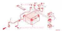 BATTERIE pour Honda VFR 1200 F de 2016