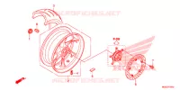 ROUE ARRIERE pour Honda VFR 1200 F de 2016