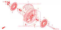 ROUE AVANT pour Honda VFR 1200 F de 2016