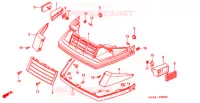 PARE BRISE   ARAIGNEE pour Honda CH 80 ELITE de 2002