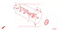 POMPE A HUILE pour Honda CH 80 ELITE de 2002