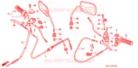 COMMODOS   POIGNEES pour Honda SA 50 ELITE S de 2001