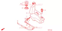 RESERVOIR D'HUILE pour Honda SA 50 ELITE S de 2001
