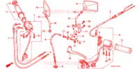 COMMODOS   POIGNEES pour Honda VT 1100 SHADOW American Classic Ed. 2tone de 1998