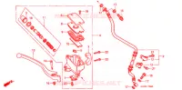 MAITRE CYLINDRE DE FREIN AVANT pour Honda VT 1100 SHADOW American Classic Ed. 2tone de 1998
