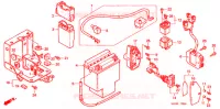 BATTERIE pour Honda VT 1100 SHADOW American Classic Edition de 1998