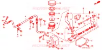 MAITRE CYLINDRE DE FREIN ARRIERE pour Honda VT 1100 SHADOW American Classic Edition de 1998