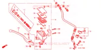 MAITRE CYLINDRE DE FREIN AVANT pour Honda VT 1100 SHADOW American Classic Edition de 1998