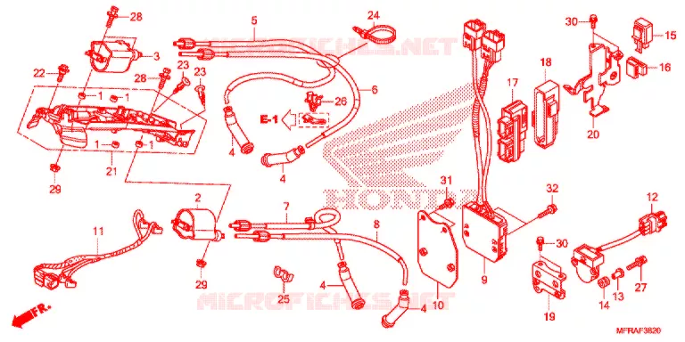 BOBINE D'ALLUMAGE - BOITIER CDI Honda MOTO 1300 VT 2013  VT1300CRAD