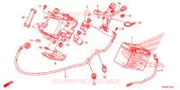BATTERIE pour Honda VT 1300 STATELINE ABS BLUE de 2015