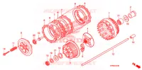 EMBRAYAGE pour Honda VT 1300 C FURY de 2010