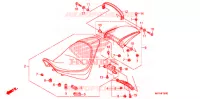 SELLE pour Honda VT 1300 C FURY ABS de 2011