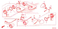 CLIGNOTANT pour Honda VT 1300 C FURY ABS BLACK de 2016