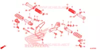 REPOSE PIED (VT750C/CA/CS/C2/C2F/C2B) pour Honda SHADOW VT 750 PHANTOM de 2012