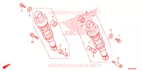 AMORTISSEUR ARRIERE (VT750C2/C2B/C2F/C2S) pour Honda SHADOW VT 750 PHANTOM de 2013
