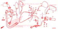 LEVIER DE GUIDON   CABLE   COMMODO pour Honda SHADOW VT 750 PHANTOM de 2014