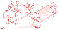 PEDALE pour Honda SHADOW VT 750 PHANTOM de 2014