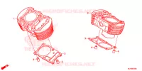 CYLINDRE pour Honda SHADOW VT 750 PHANTOM de 2015